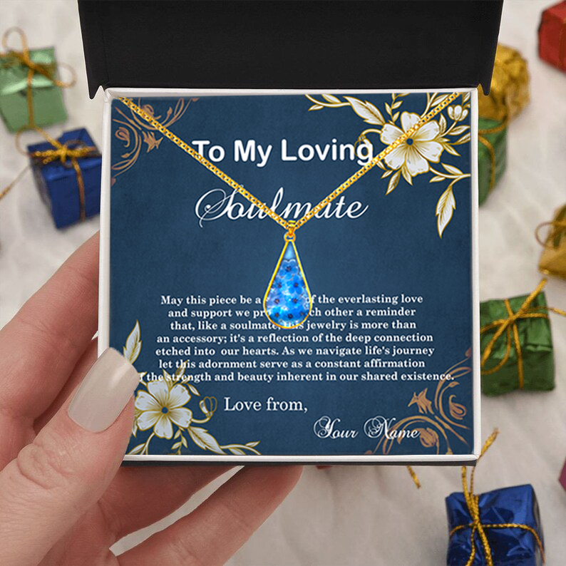 Oceanic Everbloom Pendant: A Love that Lasts"