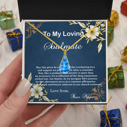 Oceanic Everbloom Pendant: A Love that Lasts"